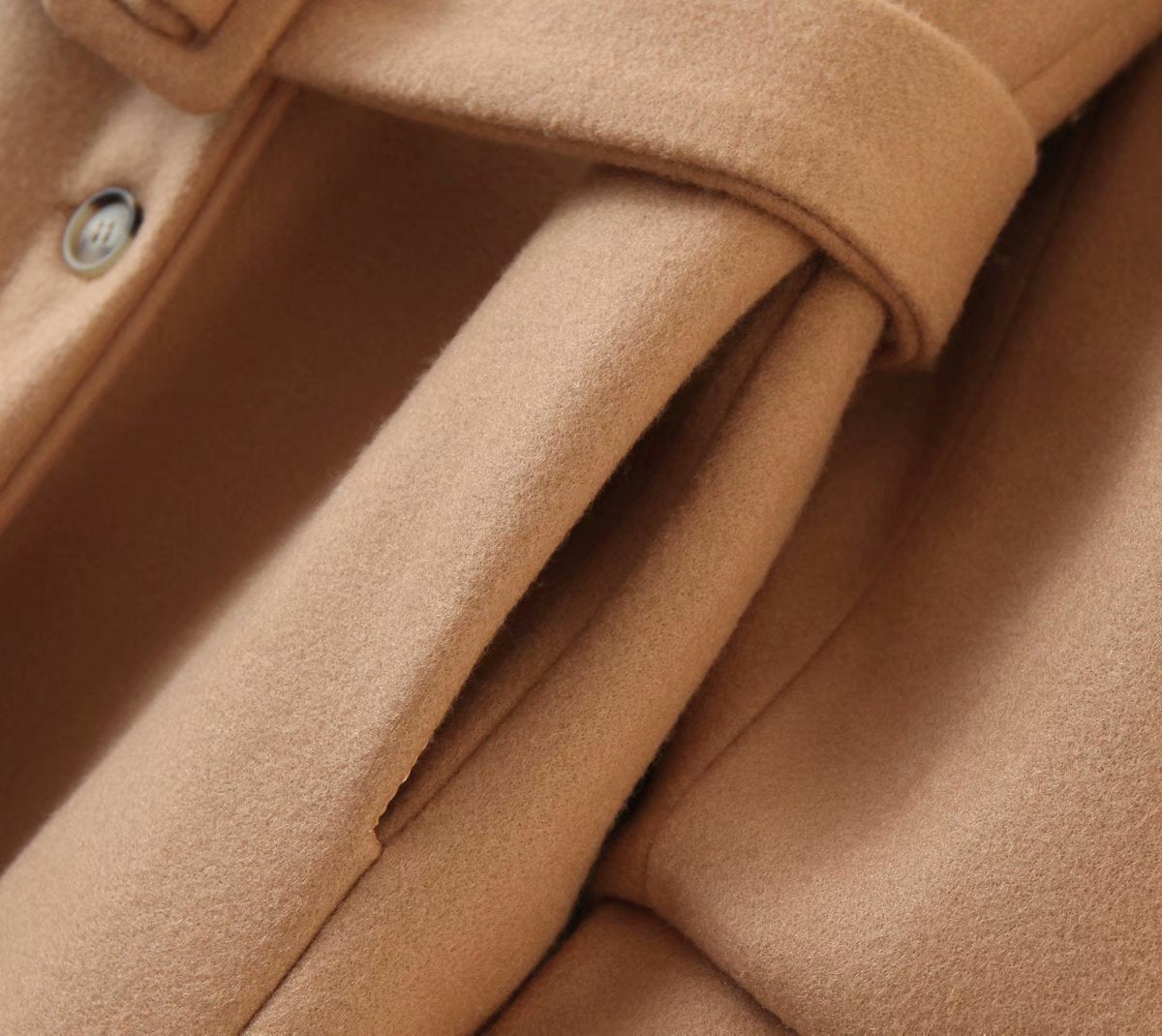 Bubbles Puff Sleeve Single-breasted Lapel Lace-up Coat