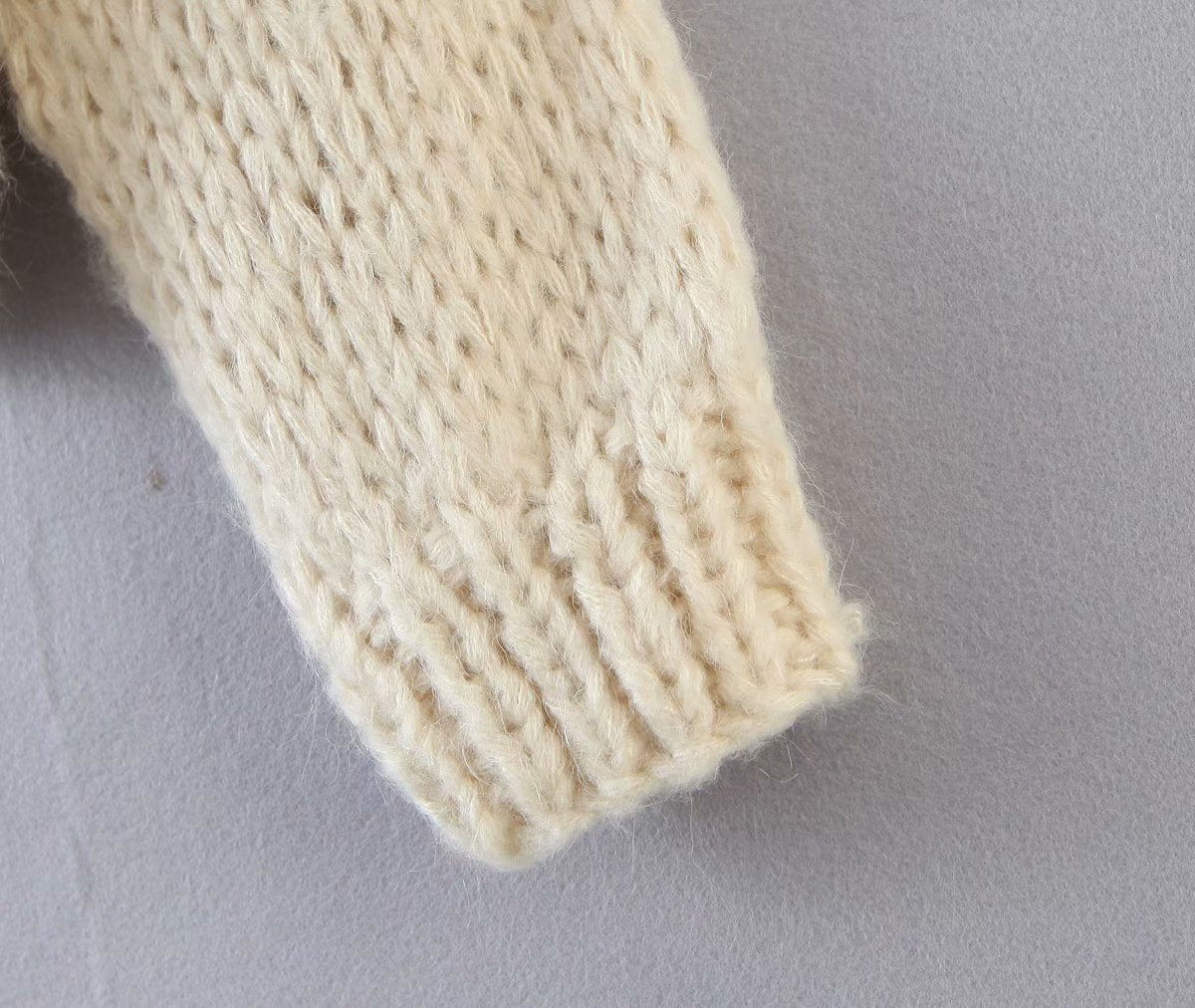 Contrast Handicraft Single-breasted Sweaters Cardigans