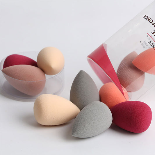 10pcs Mini Makeup Sponge Beauty Sponge Blender Set Foundation Blending Sponges