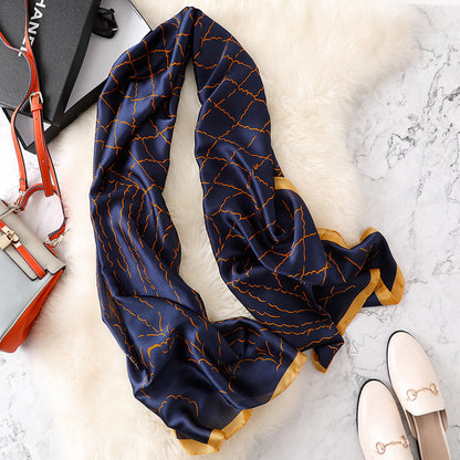 Fashion Silk Scarf Shawl Wrap for Women Ladies Girls 90x180