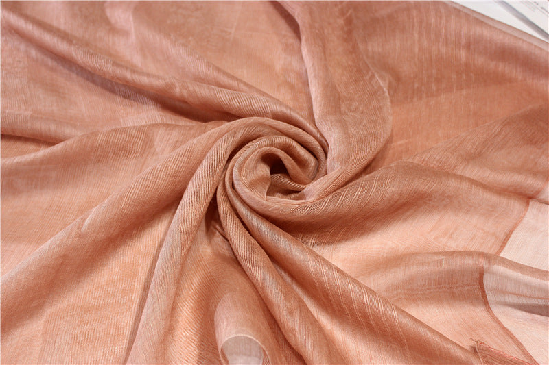 Real Silk Wool Long Scarf Shawl 90x200