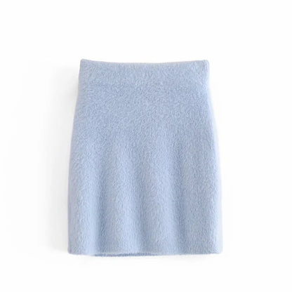 Vest Cardigans Sweaters Short Skirts Mini Dresses Three-piece Suit