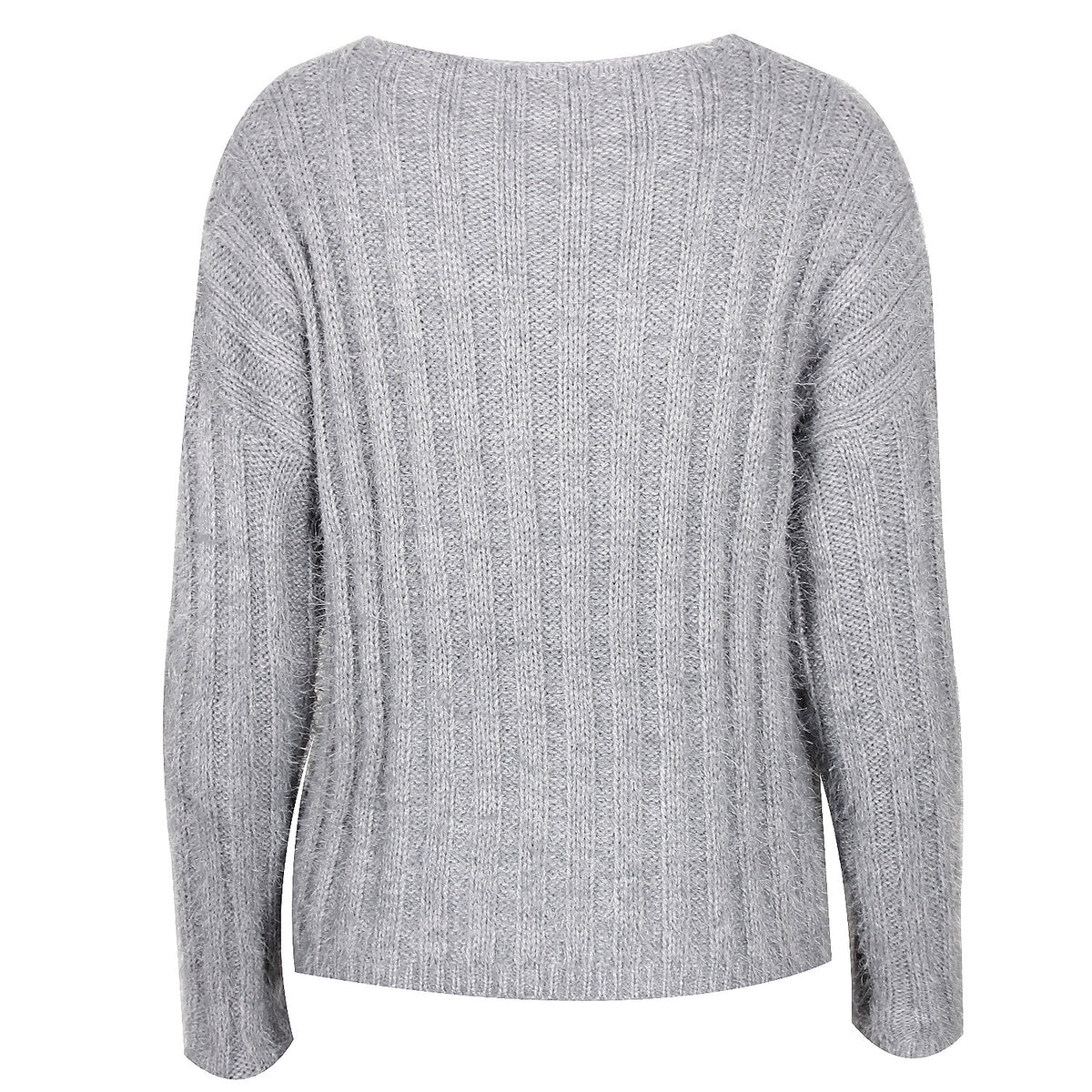 V-neck Single-breasted Knit Sweaters Cardigans