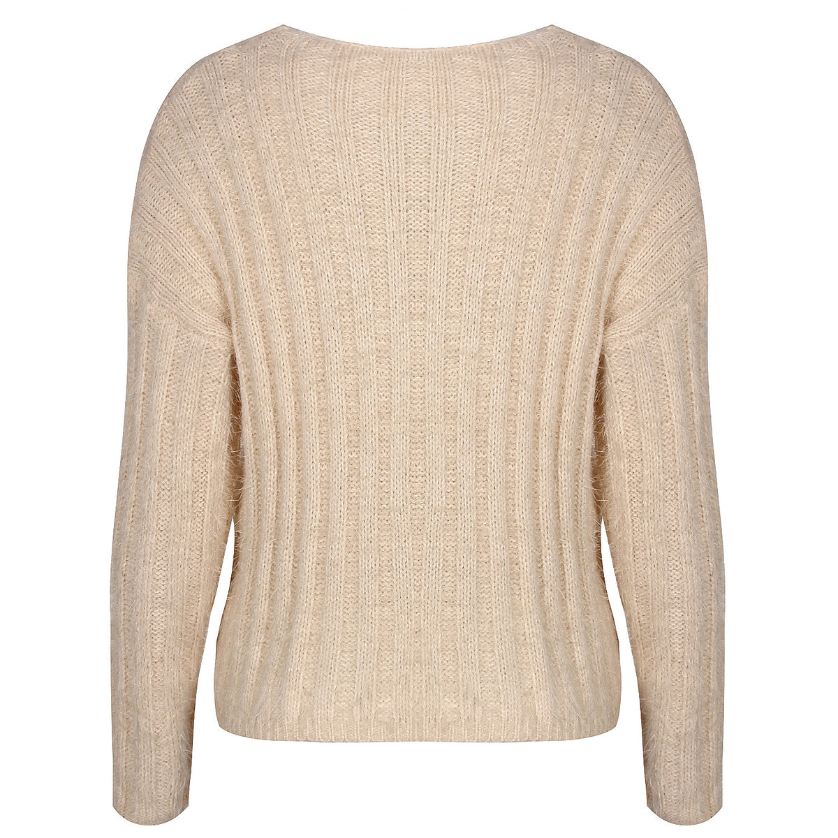 V-neck Single-breasted Knit Sweaters Cardigans