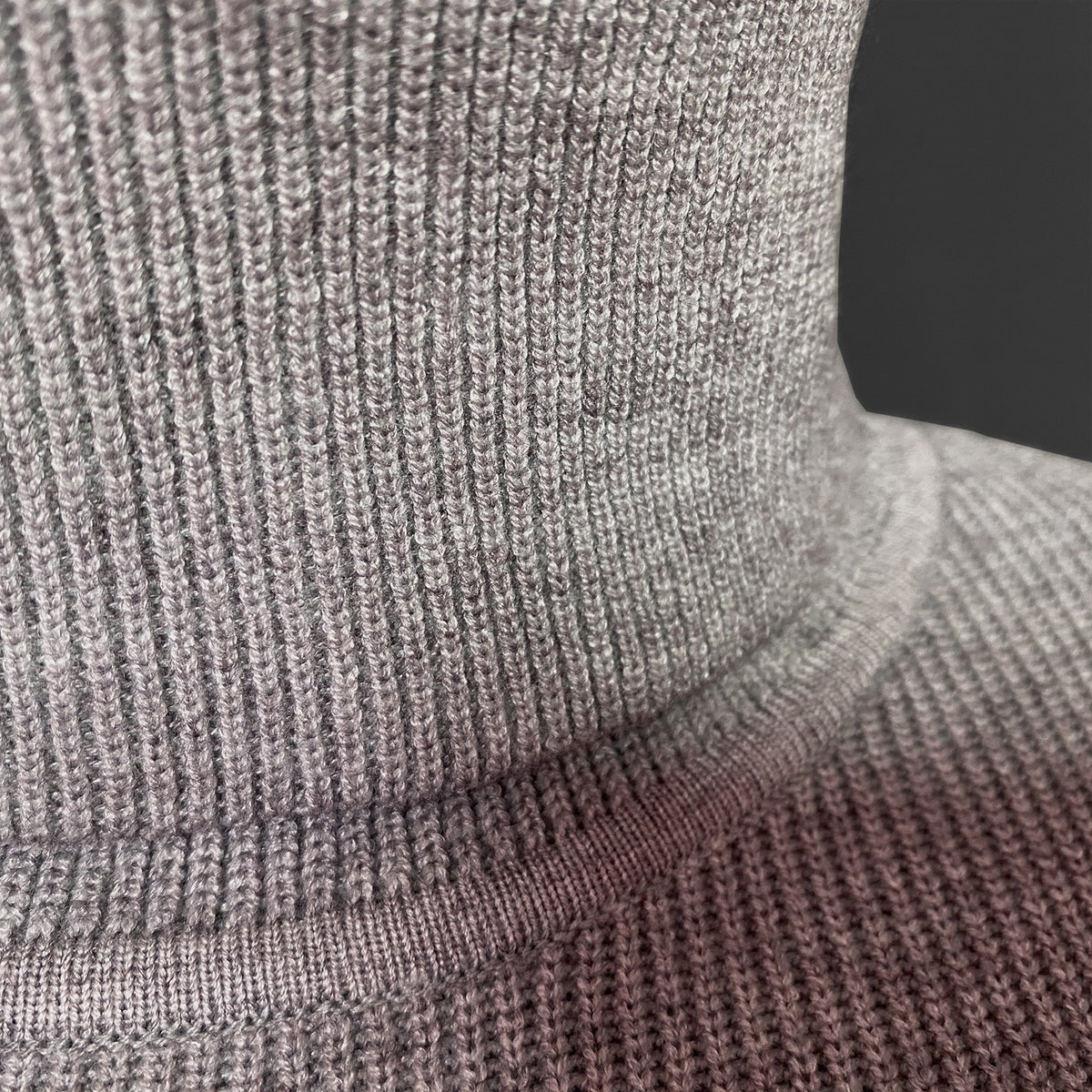 Knit Lantern Sleeve High Collar Sweater Mini Dresses