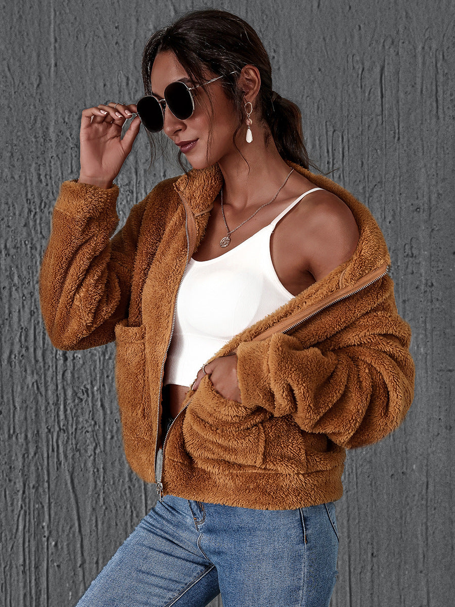 Short Jacket Woolen long-sleeved Coat