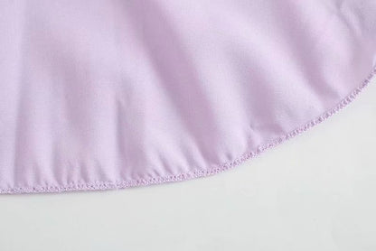 Lace-up Elastic Waist Pleated Skirts Mini Dresses
