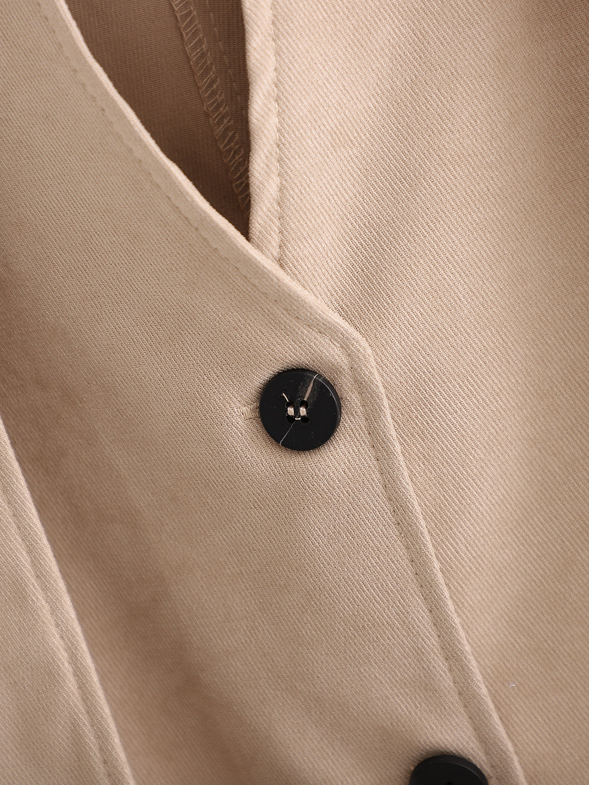 Single-breasted V-neck Cloak Capes Outerwear