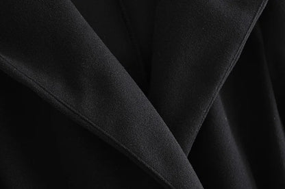 Hooded Lace-up Pile Collar Outerwear