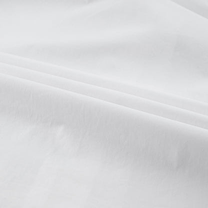 Pile Collar V-neck Single-breasted Flared Sleeve Shirts