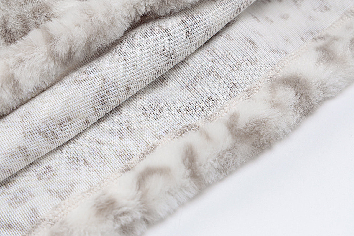 Furry Zipper High Collar Sweatshirts Shirts Blouses