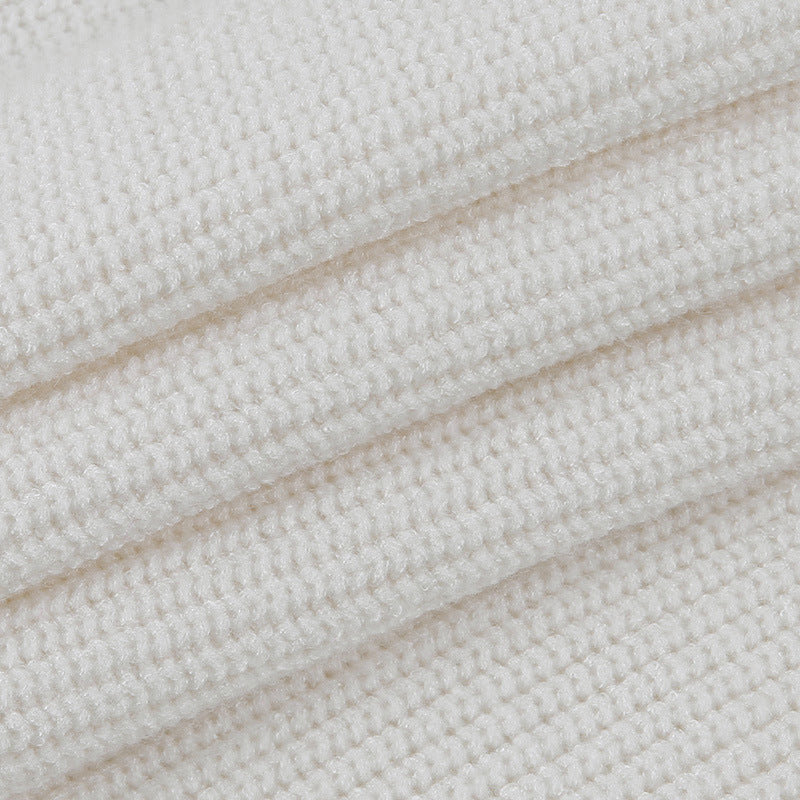 Sleeveless High-collared Shoulder Padded Pads Sweaters