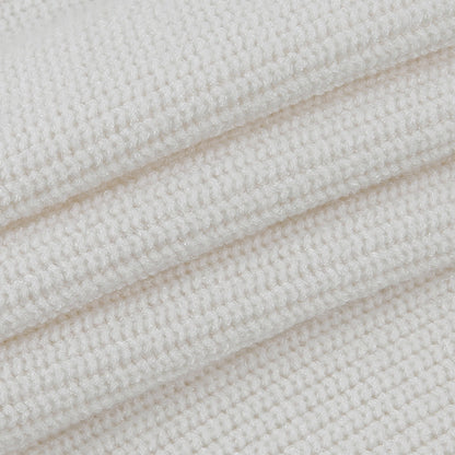 Sleeveless High-collared Shoulder Padded Pads Sweaters