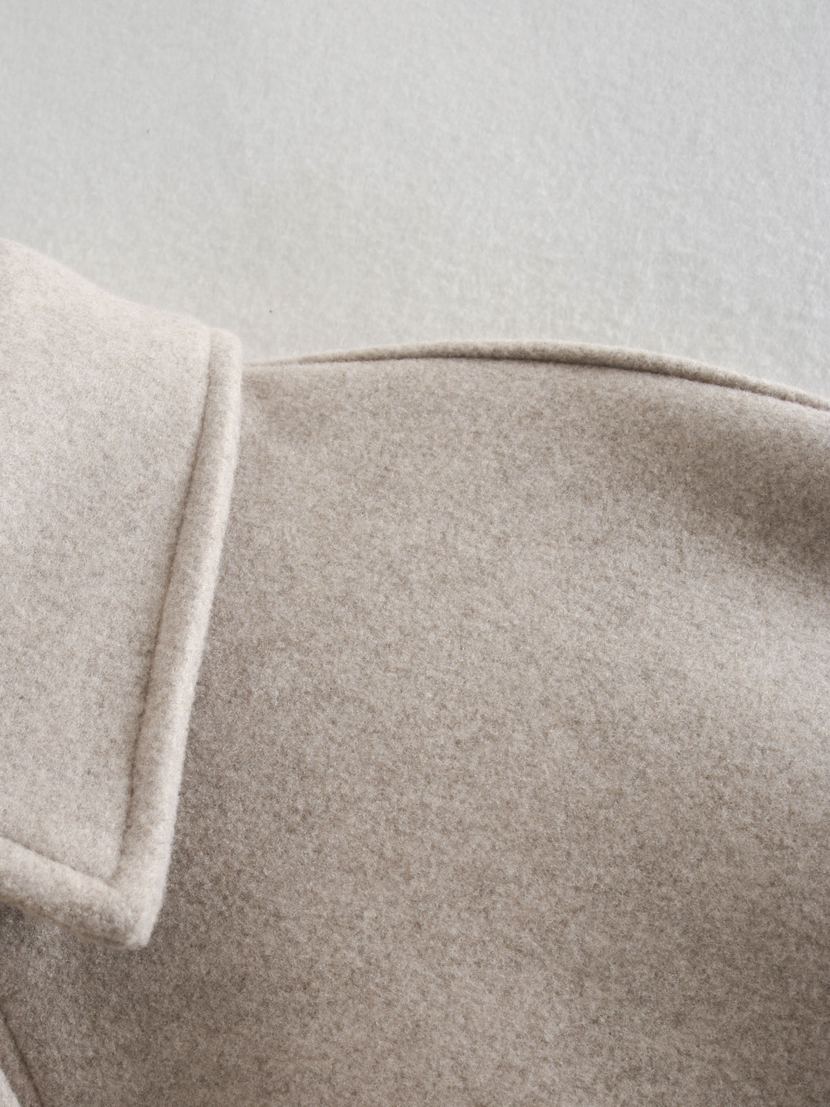 Pile Collar Bubble Sleeve Single-breasted Outerwear