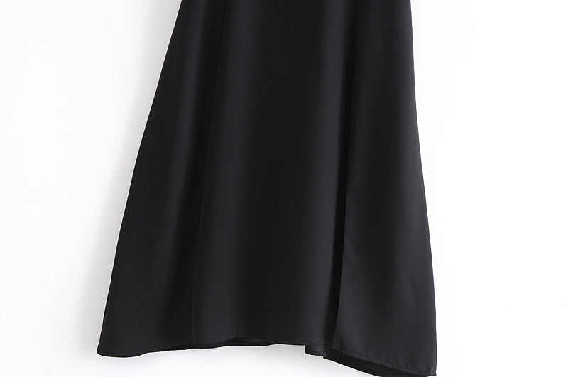 Backless Suspenders Slit Leg Vintage Midi Dresses