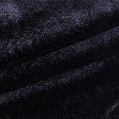 Square Collar Velvet Gloves Party Bodycon Midi Dresses