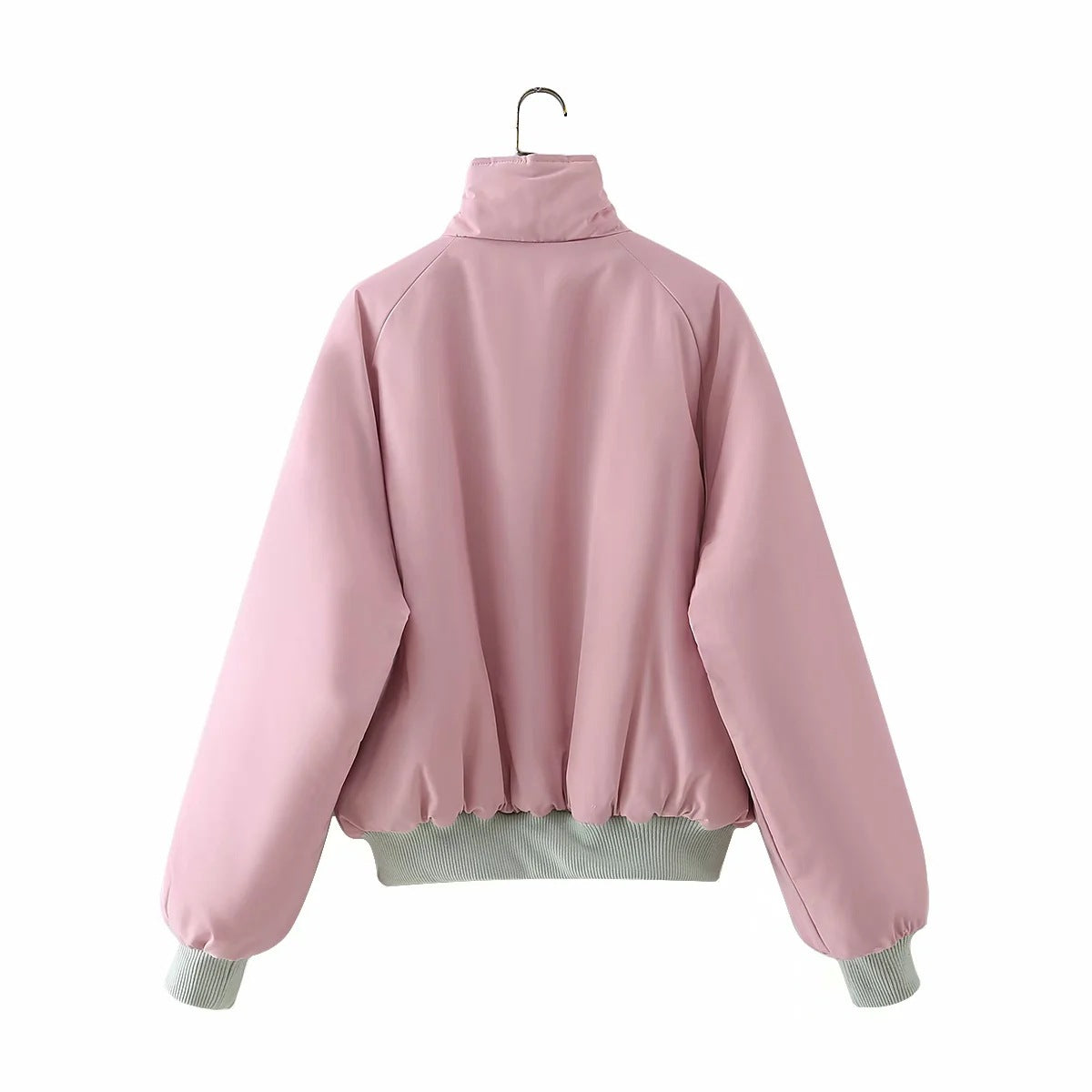 Reversible Stand Collar Cotton Outerwear