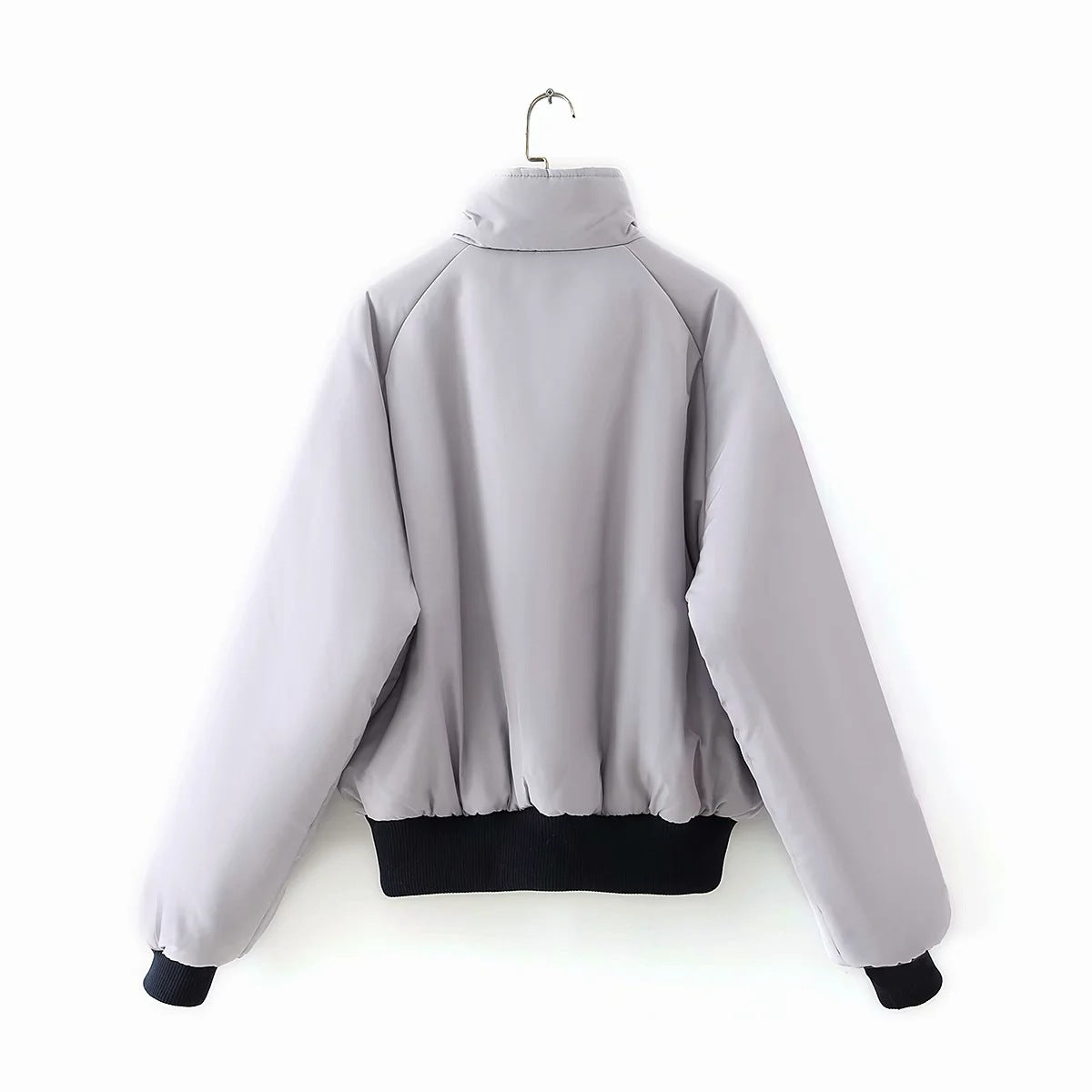 Reversible Stand Collar Cotton Outerwear