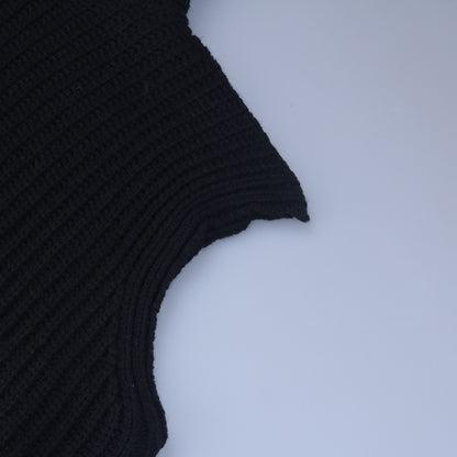 Casual Pile Collar High-collared Sweaters Mini Dresses