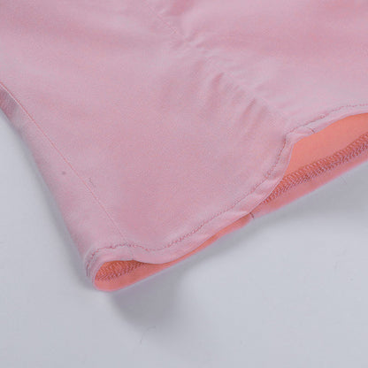 Square Collar Puff Sleeve Shirred Frill Shirts Crop Tops