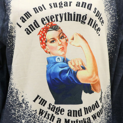 Round Neck Floral T-Shirts Blouses Sweatshirts