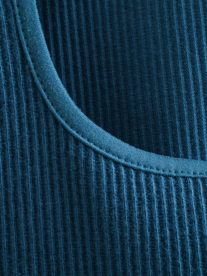Hollow-out Backless Round Collar Knit Sweaters