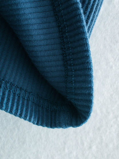 Hollow-out Backless Round Collar Knit Sweaters