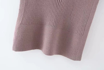Knit Vest High-collared Sweaters Camis Tank Tops Shirts Capes
