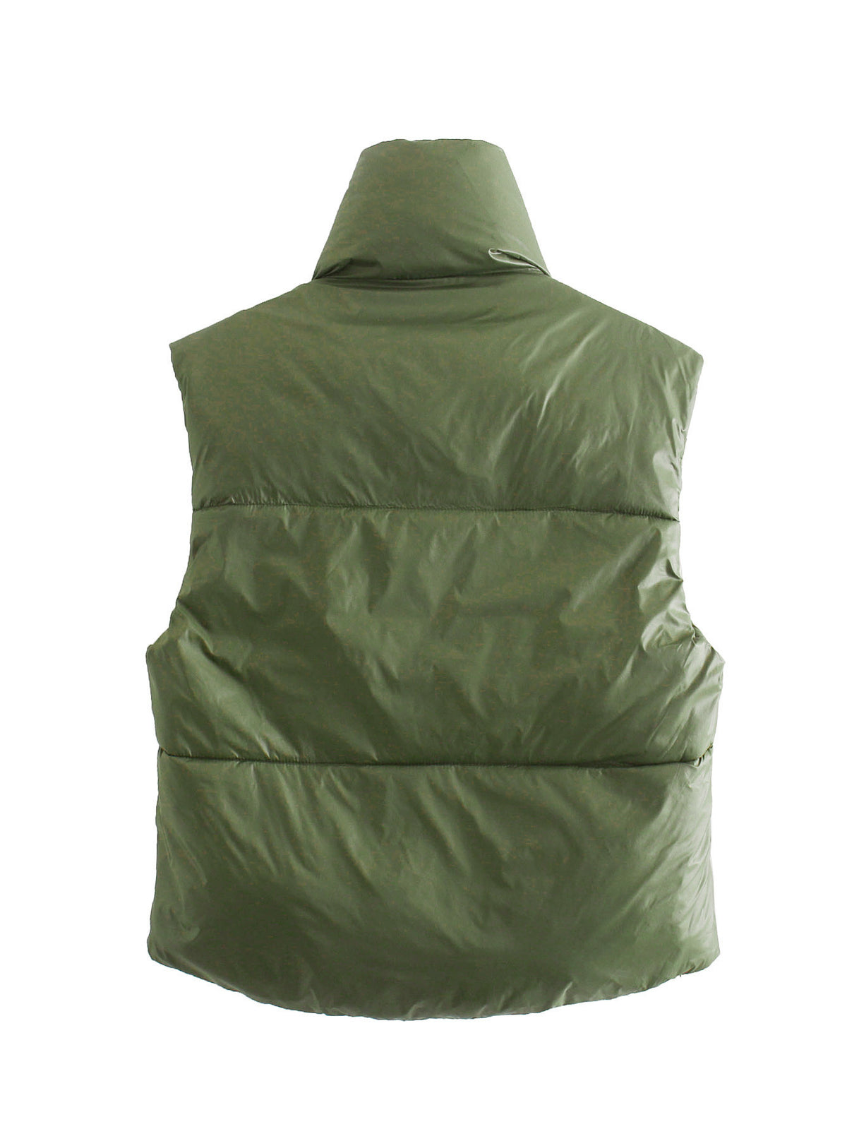 Double Side High Collar Camis Tank Tops Jacket Outerwear