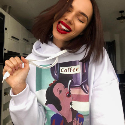 Round Neck Floral Printed Hoodies Sweatshirts Shirts Blouses