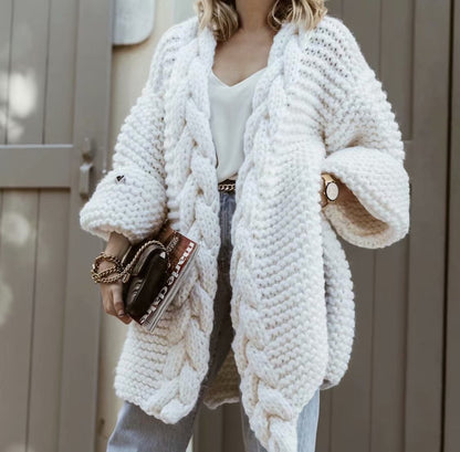 Women‘s Tassel Knitted Coat