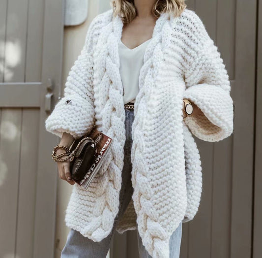 Women‘s Tassel Knitted Coat