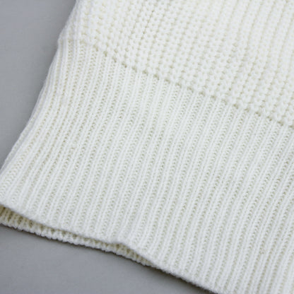 One Shoulder Lantern Sleeve Knit Sweater Mini Dresses