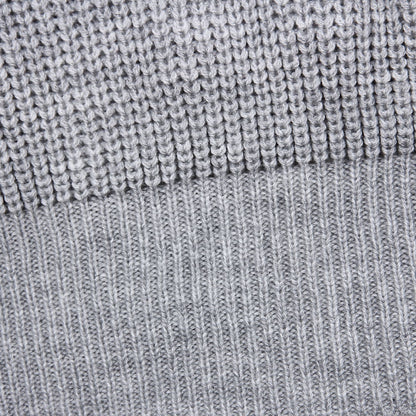 One Shoulder Lantern Sleeve Knit Sweater Mini Dresses