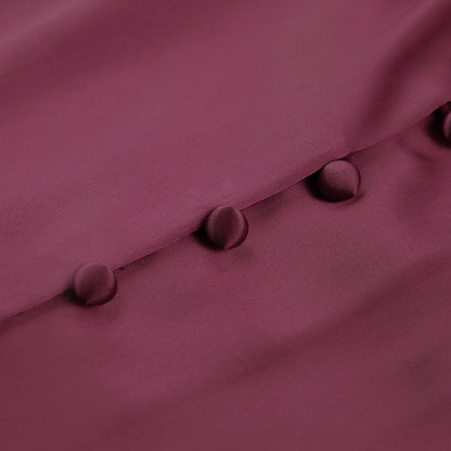 Lantern Bubble Sleeve Satin Midi Dresses