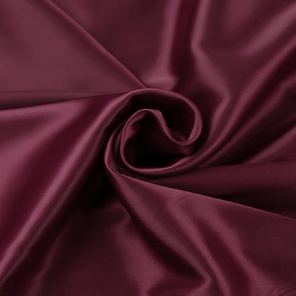 Lantern Bubble Sleeve Satin Midi Dresses