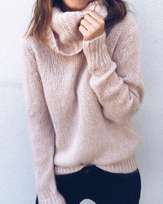 Casual Turtleneck Knitted Sweaters
