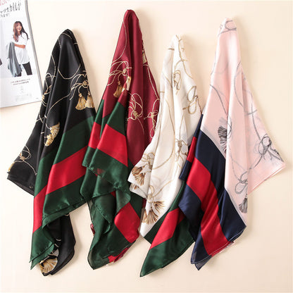 Elegant Fashion Silk Scarf Shawl Wrap for Women Ladies Girls 90x180