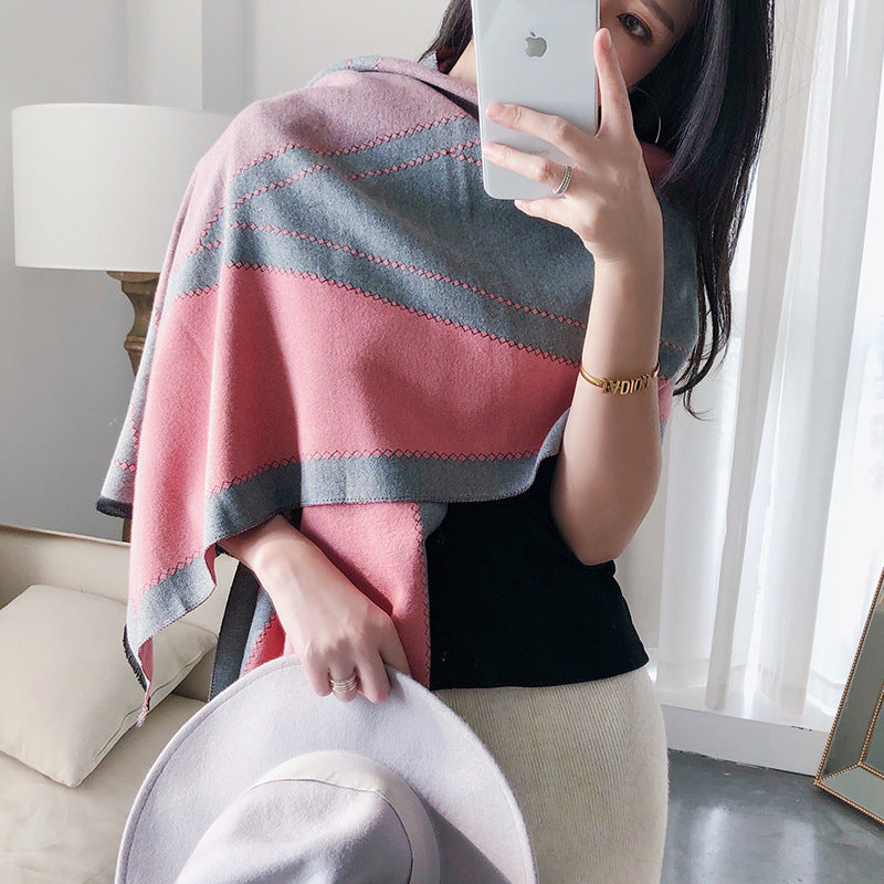 Tassel Warm Cashmere Thick Scarf Shawl Wrap for Women Ladies Girls 70x200