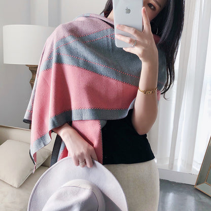 Tassel Warm Cashmere Thick Scarf Shawl Wrap for Women Ladies Girls 70x200