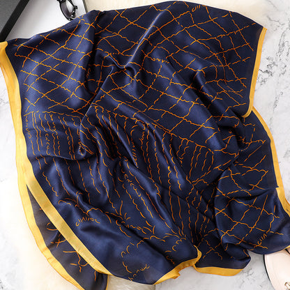 Fashion Silk Scarf Shawl Wrap for Women Ladies Girls 90x180