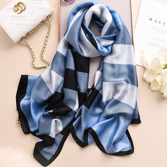 Stylish British Plaid Warm Long Thick Scarfs for Women Vogue Scarf Scarves Women