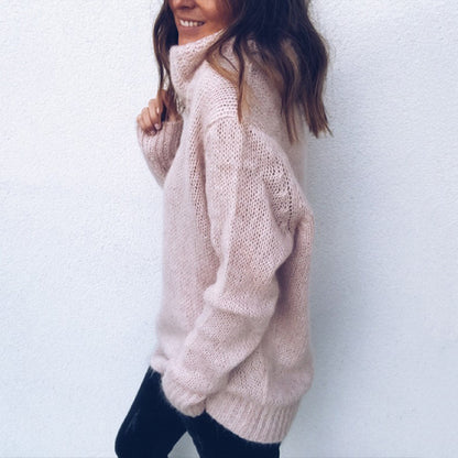 Casual Turtleneck Knitted Sweaters