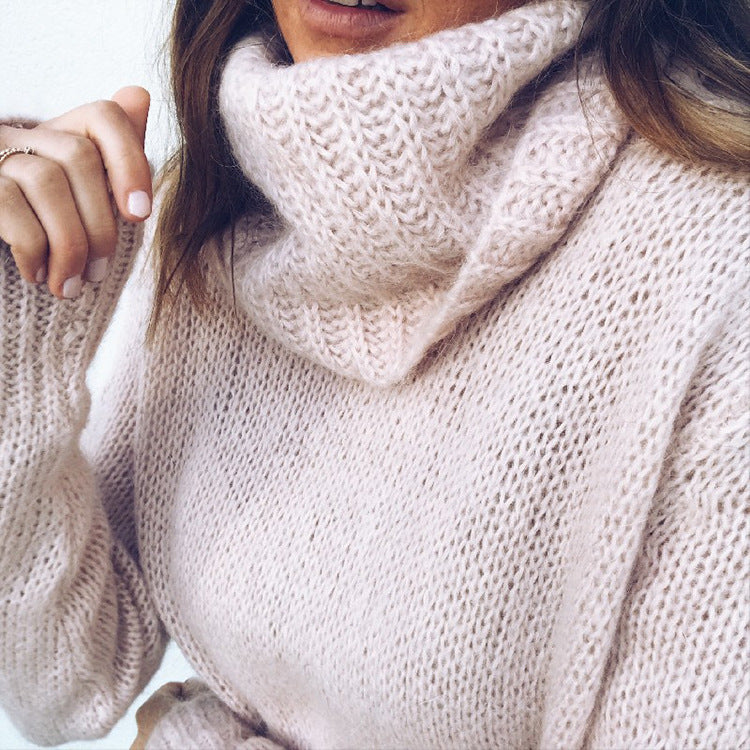 Casual Turtleneck Knitted Sweaters