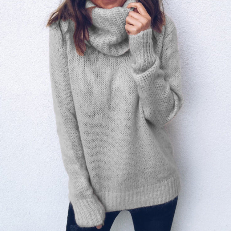 Casual Turtleneck Knitted Sweaters