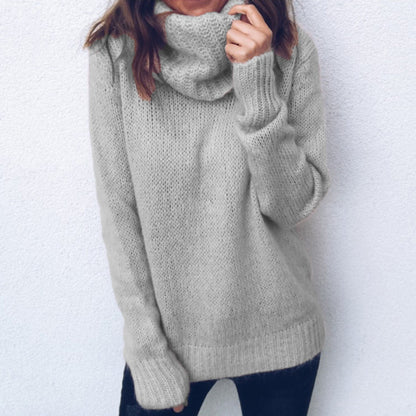 Casual Turtleneck Knitted Sweaters