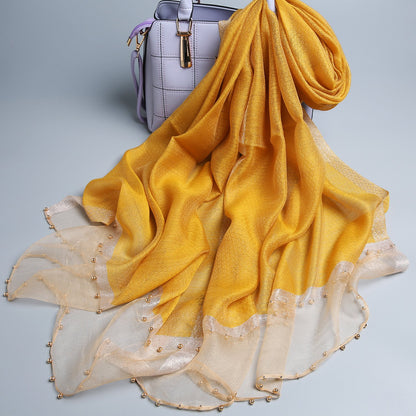 Vogue Silk Scarf Elegant Lady Casual Scarves Shawls for Women
