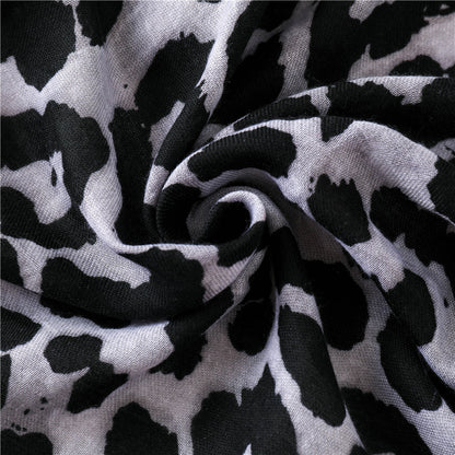 Leopard Print Infinity Long Scarf Wrap Shawl for Women Ladies Girls- 4 Colors