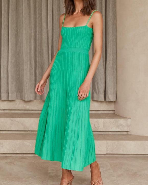 Virginie Strappy Maxi Dress - Light Green – mykindofdress
