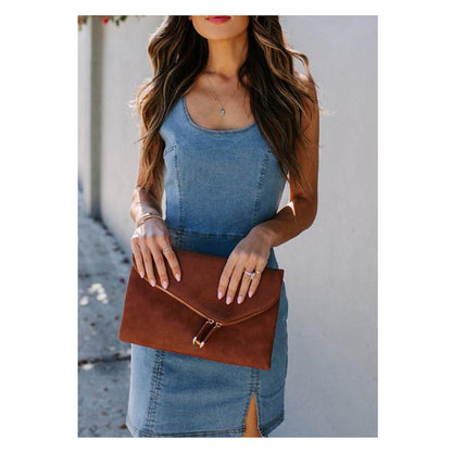 Round Collar Bodycon Denim Mini Dresses